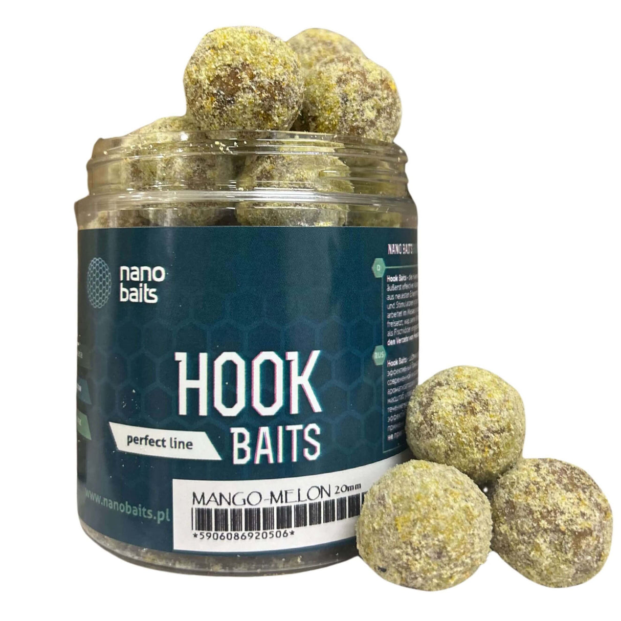 Hard Hook Baits Nano Baits Uchwyt melonowy 18 mm