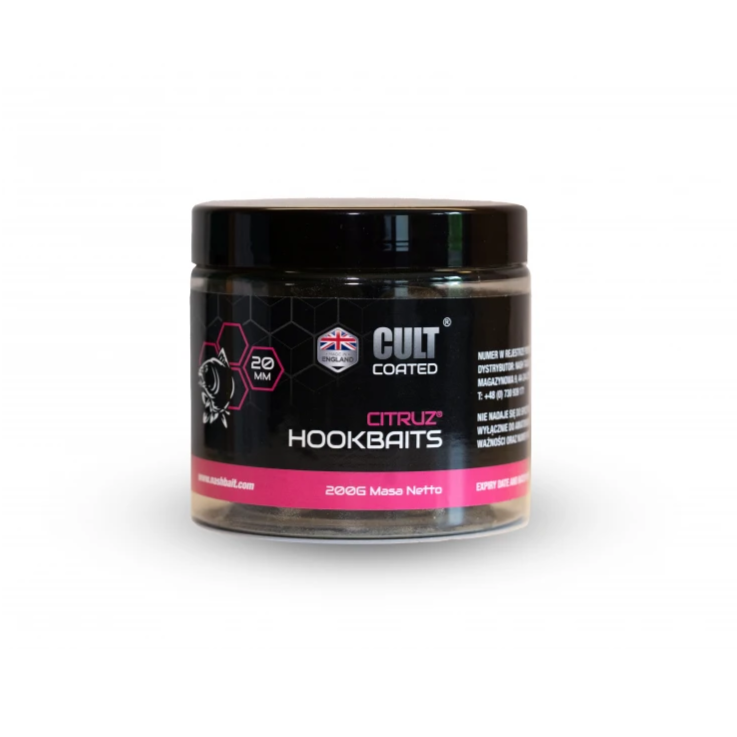 Przynęty haczykowe Nash Citruz Kult Coated 20 mm