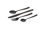 Zestaw sztućców Fox CookWare stal nierdzewna czarny