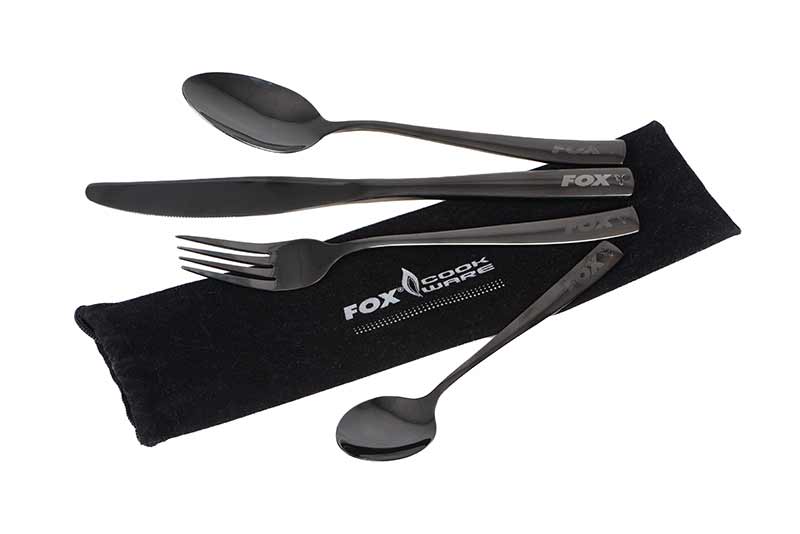Zestaw sztućców Fox CookWare stal nierdzewna czarny