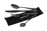 Zestaw sztućców Fox CookWare stal nierdzewna czarny