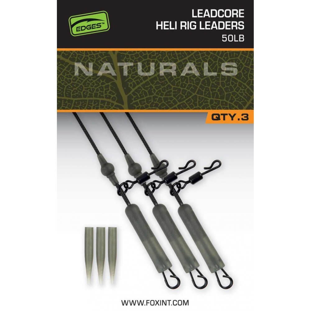 Leadcore Heli Rig Leaders Fox 50 lb