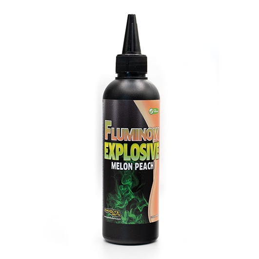 Płyn Fluminow Materiał wybuchowy Pro Elite Baits Melon & Peach 200 ml