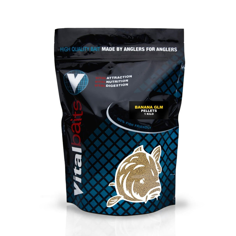 Mikro Pellets Vitalbaits Banan GLM 4 mm