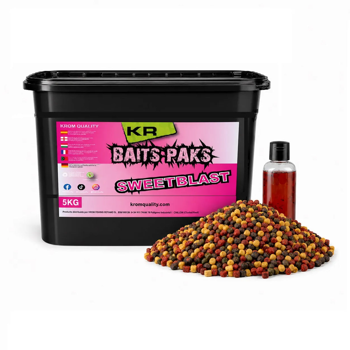wymieszać Pellets Krom Quality Baits Paks Sweet Blast 5KG