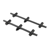 Pakiet 2 Buzz bars regulowany Fox Black Label Carbon 3 Wędki 22 - 25 cm