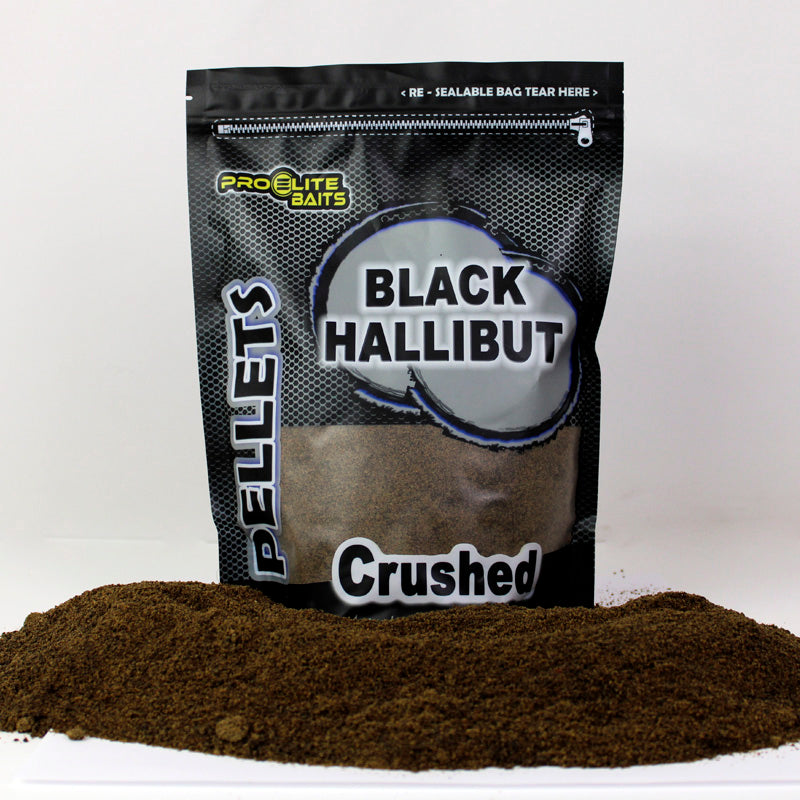 Pellets rozdrobniony Pro Elite Baits Halibut czarny 900 g