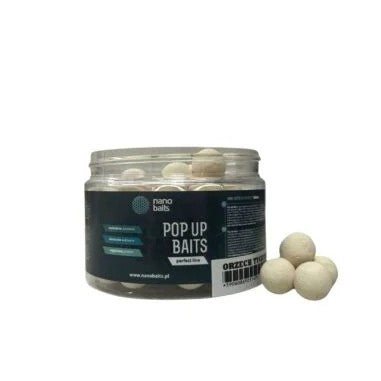 Pop Ups Nano Baits Squid Biały 15 mm