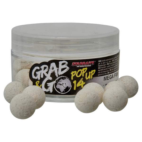 Pop Ups Starbaits Grab Go Mega Fish 14 mm