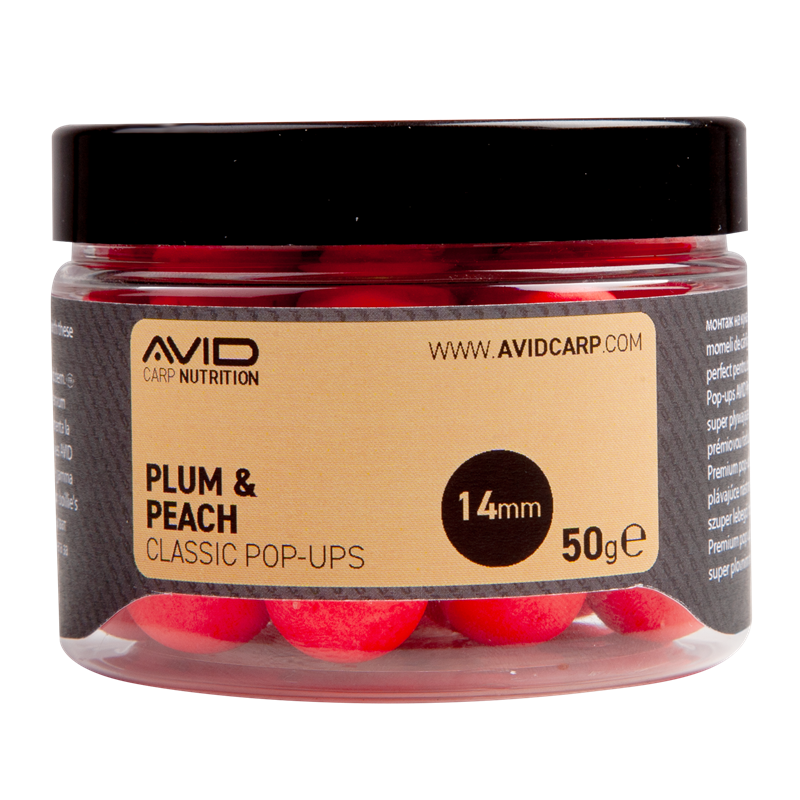 Pop ups Avid Carp Plum & Peach 14 mm