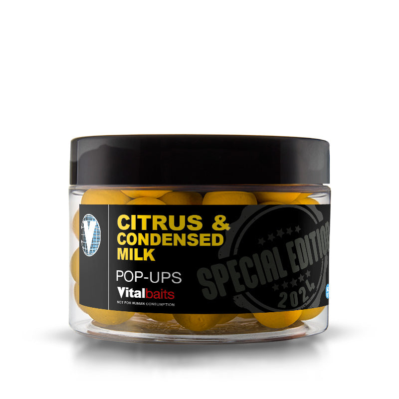 Pop ups Vitalbaits Citrus & Cond. Mlecznożółty 14 mm