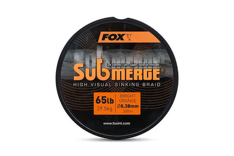 Plecionka Fox Zanurzalny Tonący Pomarańczowy 300 m
