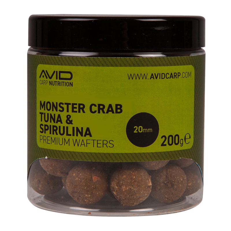Wafters Avid Carp Premium Monster Crab Tuna & Spirulina 20 mm - Tienda Carpfishing