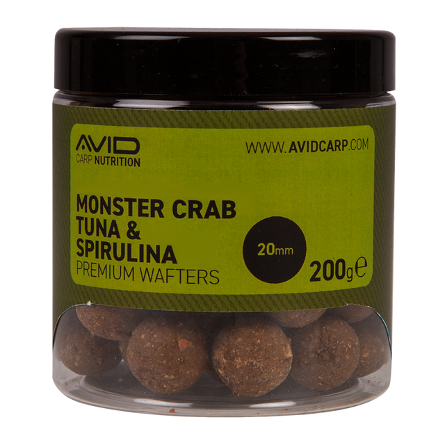Wafters Avid Carp Premium Monster Crab Tuna & Spirulina 20 mm - Tienda Carpfishing