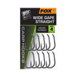Anzuelos Fox Wide Gape Straight - Tienda Carpfishing
