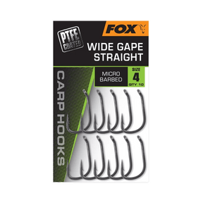 Anzuelos Fox Wide Gape Straight - Tienda Carpfishing
