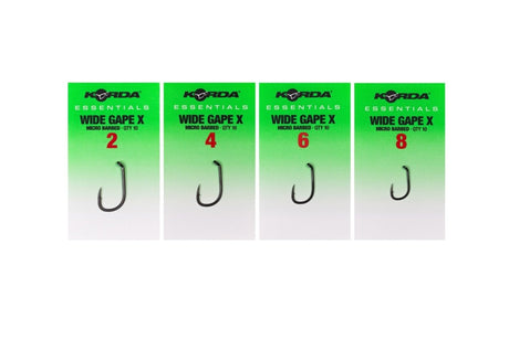 Anzuelos Korda Essentials Wide Gape X - Tienda Carpfishing