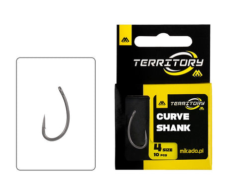 Anzuelos Mikado Territory Curve Shank - Tienda Carpfishing