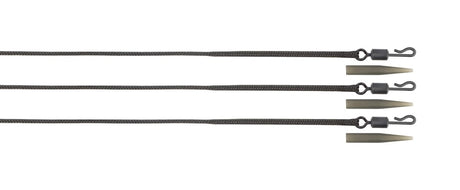 Bajos de línea montados Fox Edges Naturals Leadcore Leaders 50 lb - Tienda Carpfishing