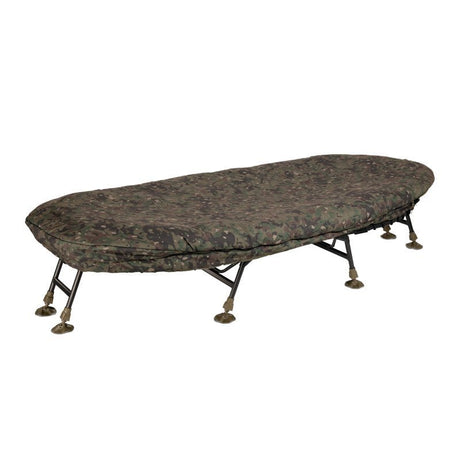 Bed Chair con saco de dormir Trakker Wide Levelite Oval MF - HDR - Tienda Carpfishing