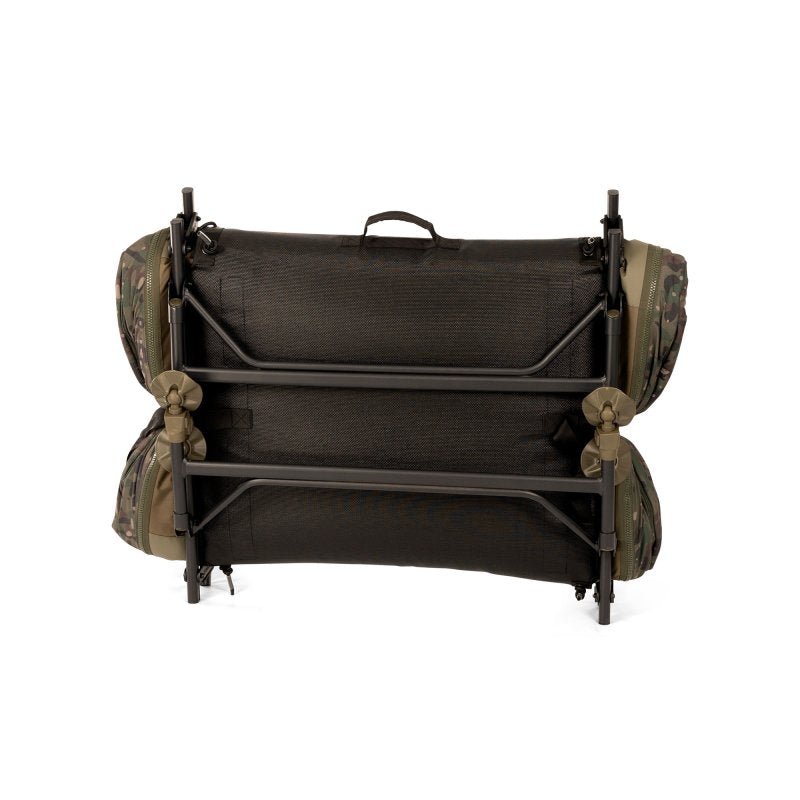 Bed Chair con saco de dormir Trakker Wide Levelite Oval MF - HDR - Tienda Carpfishing