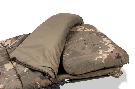Bed Chair Nash Indulgence 4 Junior Sleep System Kamuflaż - Tienda Carpfishing