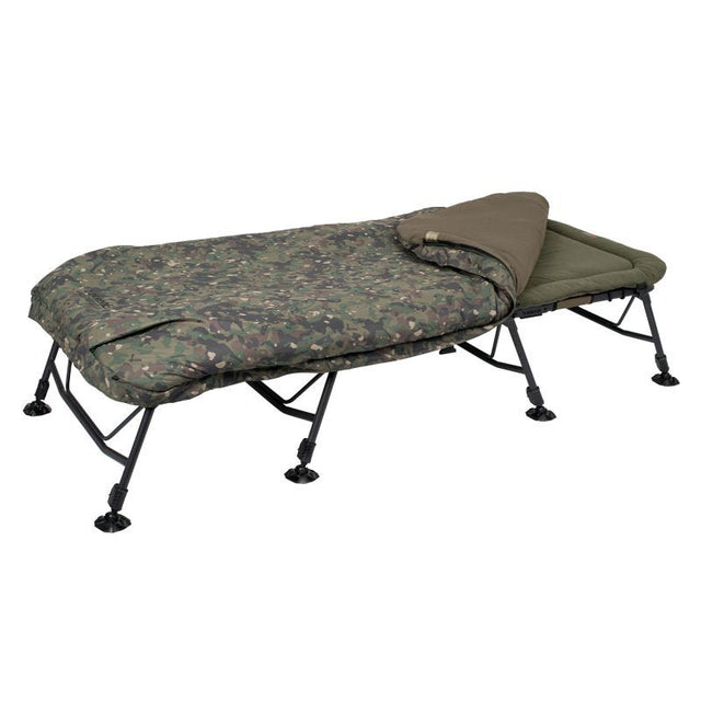 Bed Chair Trakker RLX Camo Wide 8 patas - Tienda Carpfishing