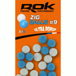 Boilie flotante Rok Fishing Zig Ball Blanco/Azul 9 - Tienda Carpfishing