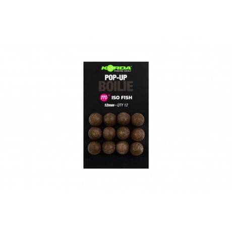 Boilies Pop Ups Korda ISO Fish 14mm - Tienda Carpfishing