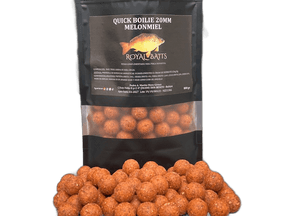 Boilies Royal Baits Melon Miel 20mm 800g - Tienda Carpfishing