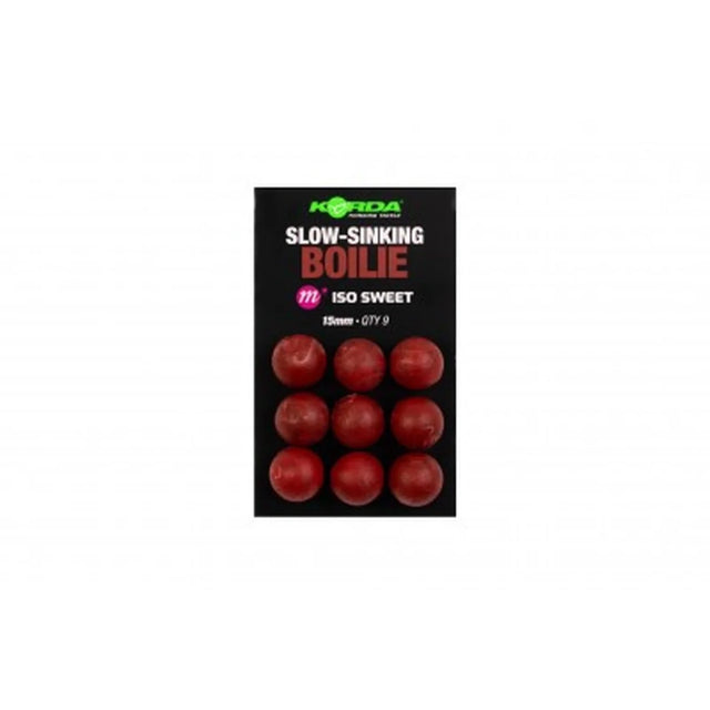 Boilies Slow Sinking Korda ISO Sweet 18 mm - Tienda Carpfishing