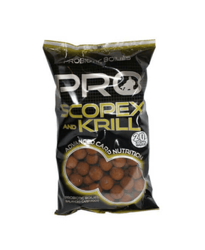 Boilies Starbaits Probiotic Scopex Krill 24 mm - Tienda Carpfishing
