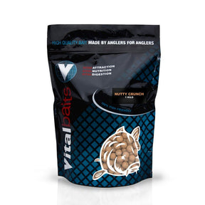 Boilies Vitalbaits Nutty Crunch 18 mm - Tienda Carpfishing