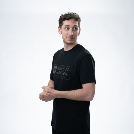 Camiseta Nash Make It Happen Coordinates Negra - Tienda Carpfishing