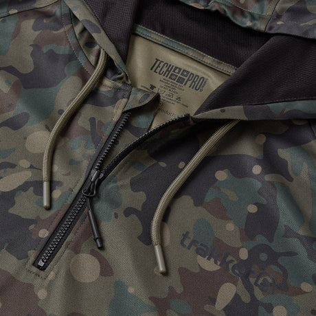 Camiseta técnica con capucha UV Trakker Techpro Camo - Tienda Carpfishing