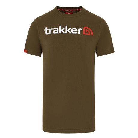 Camiseta Trakker CR Logo caqui - Tienda Carpfishing