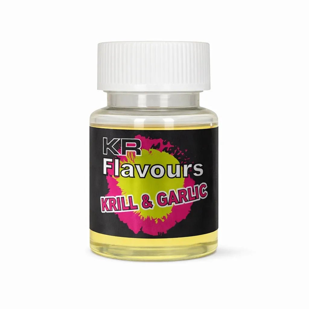 Concentrado Krom Quality KR100 Flavours Krill & Garlic 60 ml - Tienda Carpfishing