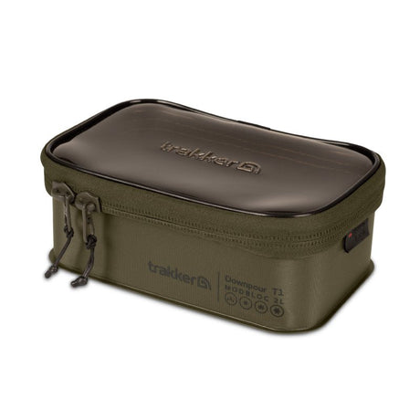 Estuche Trakker Downpour T1 Modbloc S Verde - Tienda Carpfishing