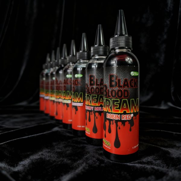 Líquido Pro Elite Baits Black Blood Cream 150ml