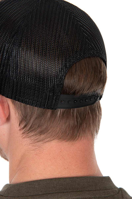 Gorra Fox Trucker Negra - Camo - Tienda Carpfishing