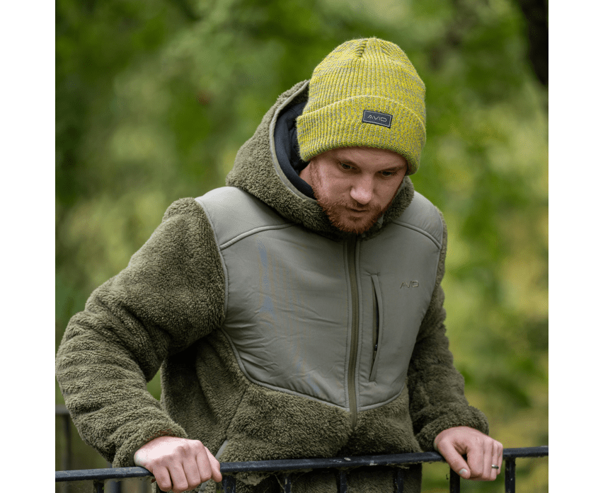 Gorro Avid Carp Marl Amarillo - Tienda Carpfishing