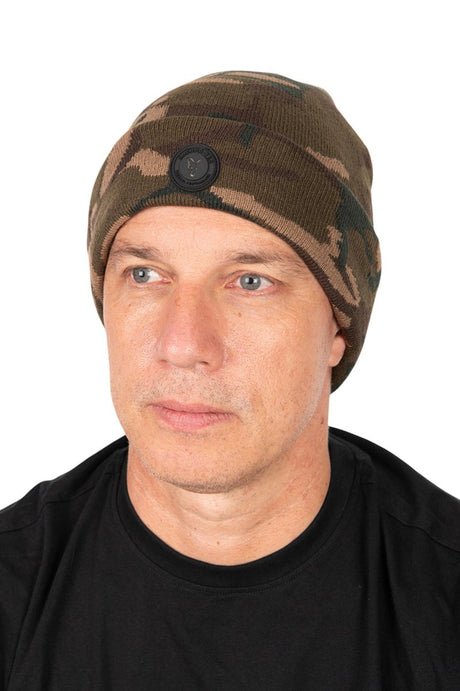 Gorro Fox Sherpa Tec Camo - Tienda Carpfishing