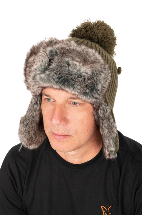Gorro Fox Trapper Verde - Tienda Carpfishing