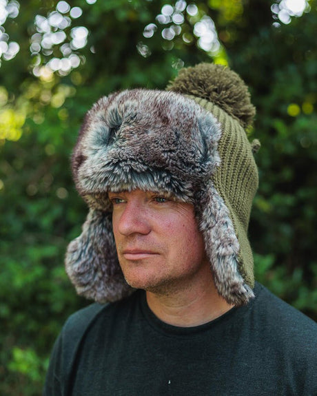 Gorro Fox Trapper Verde - Tienda Carpfishing