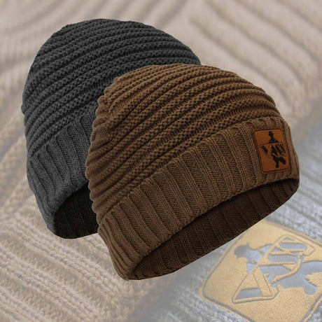 Gorro Vass VR376 Ribbed Marrón - Tienda Carpfishing