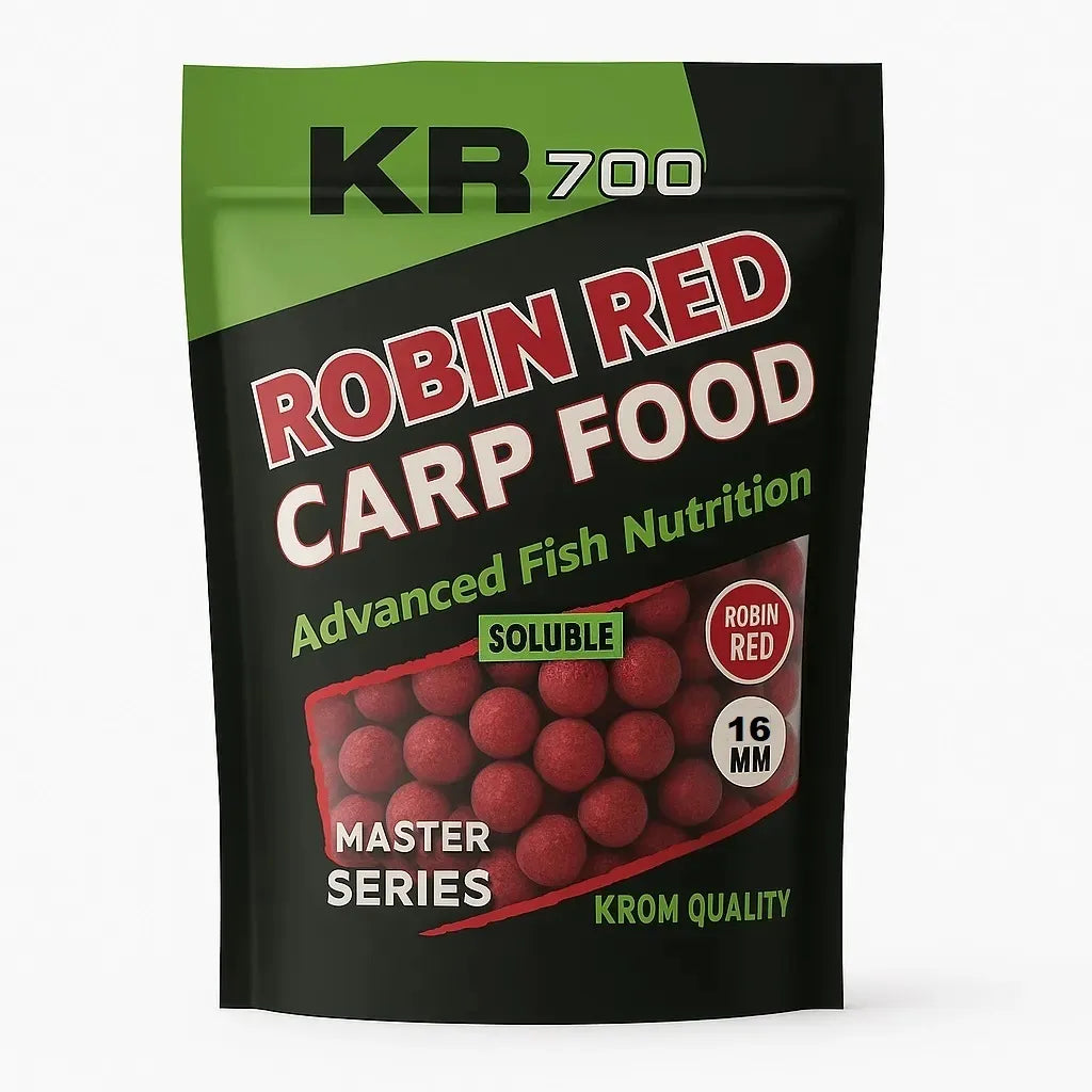 Boilies Krom Quality KR700 Rozpuszczalniki Robin Red 16mm 800G