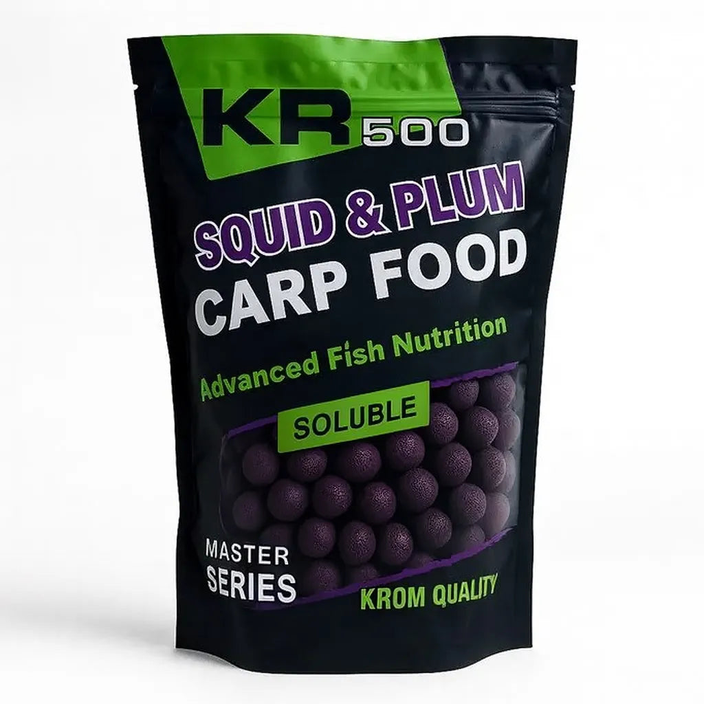 Boilies Rozpuszczalny Krom Quality KR500 Squid & Plum 20mm 800G