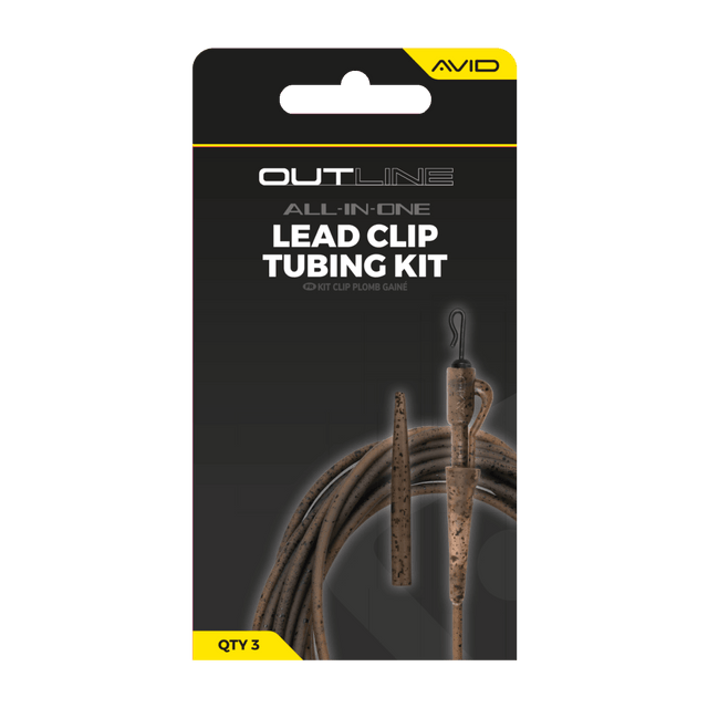 Kit Lead Clip Tubing Avid Carp Outline - Tienda Carpfishing