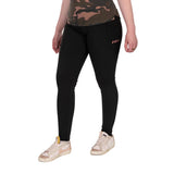 Leggins Mujer Fox Black Lined - Tienda Carpfishing