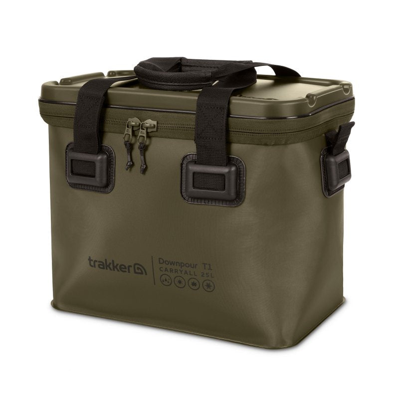 Macuto Trakker Downpour T1 S Verde - Tienda Carpfishing